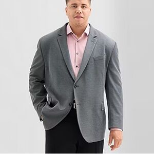 Men's J.Ferrar Ultra Comfort Total Stretch Gray Blazer/Sports Jacket sz 54L